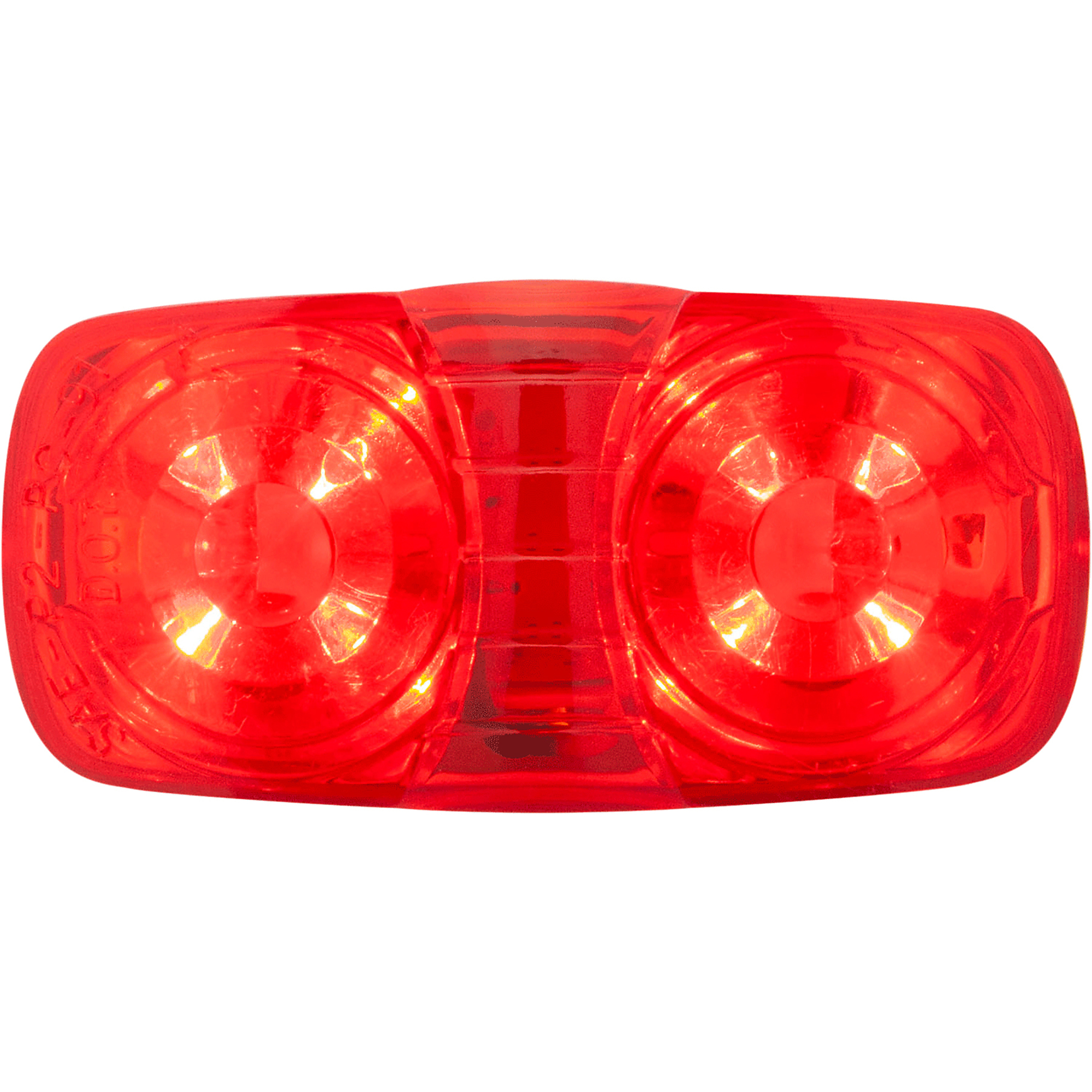 10-LED RED DBL BULLSEYE STYLE MARKER LIGHT
